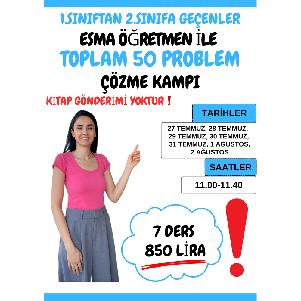 1. Sınıftan 2. Sınıfa Geçenler Yaz Kampı