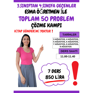 3. Sınıftan 4. Sınıfa Geçenler Yaz Kampı
