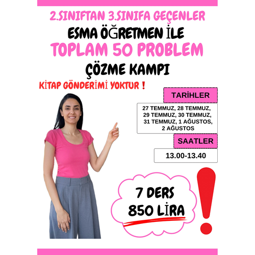 2. Sınıftan 3. Sınıfa Geçenler Yaz Kampı